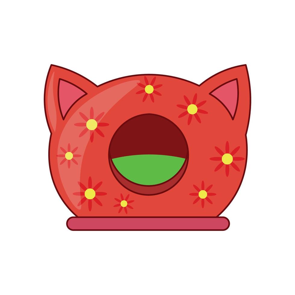 Vector illustration of animal house cat