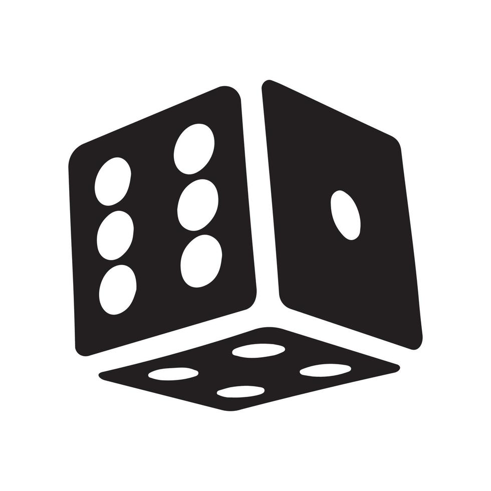 Vector illustrator of Dice