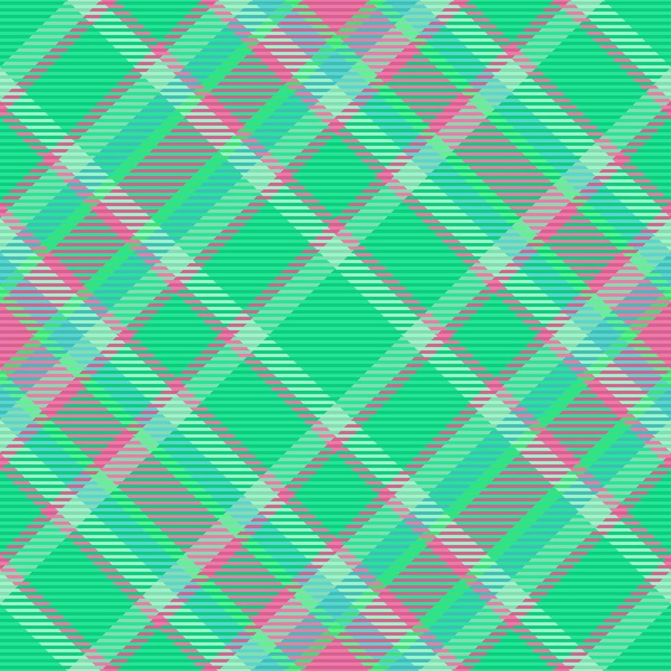 Fabric texture check. Plaid seamless textile. Tartan vector background pattern.