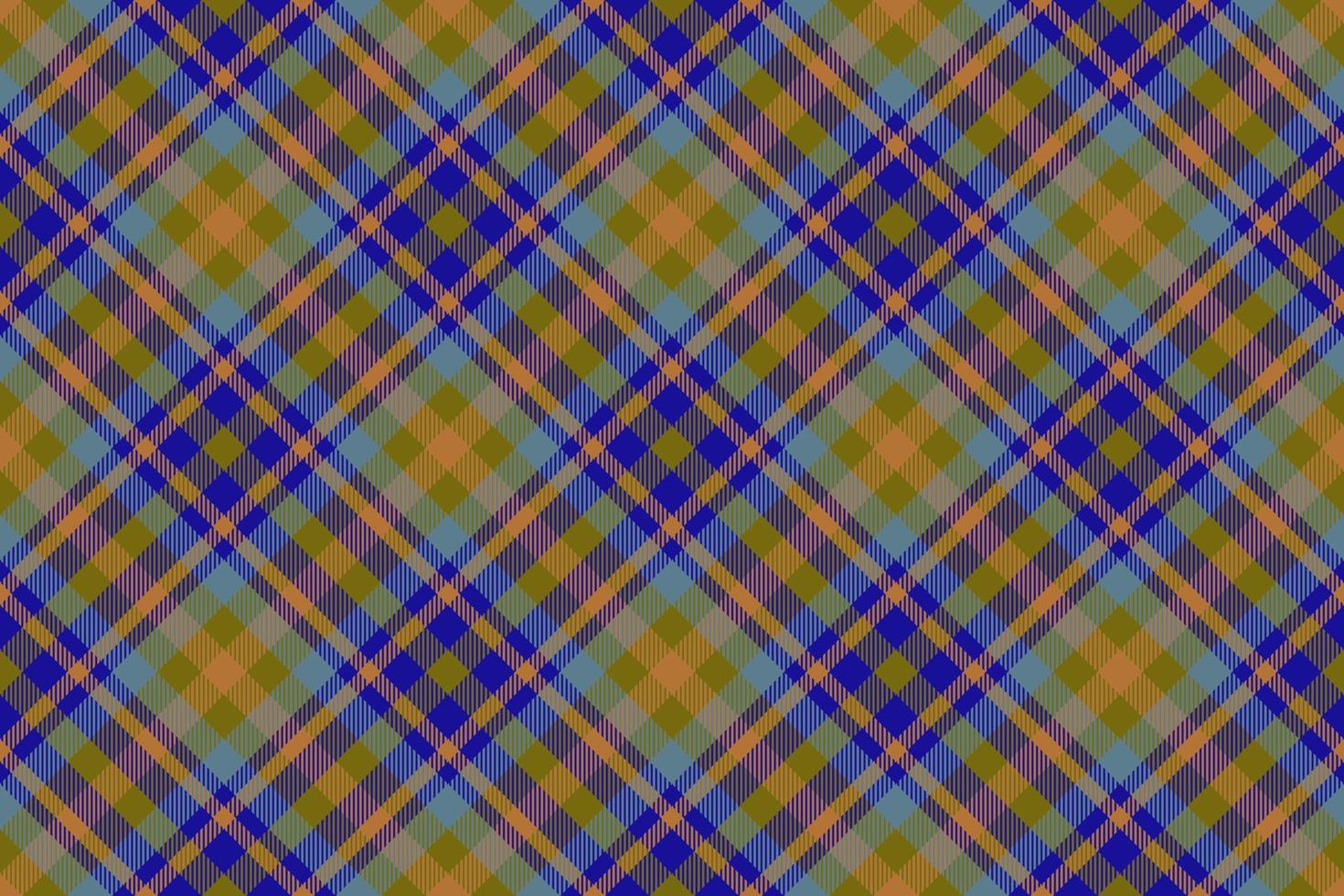 Texture check fabric. Plaid textile pattern. Seamless background tartan vector. vector