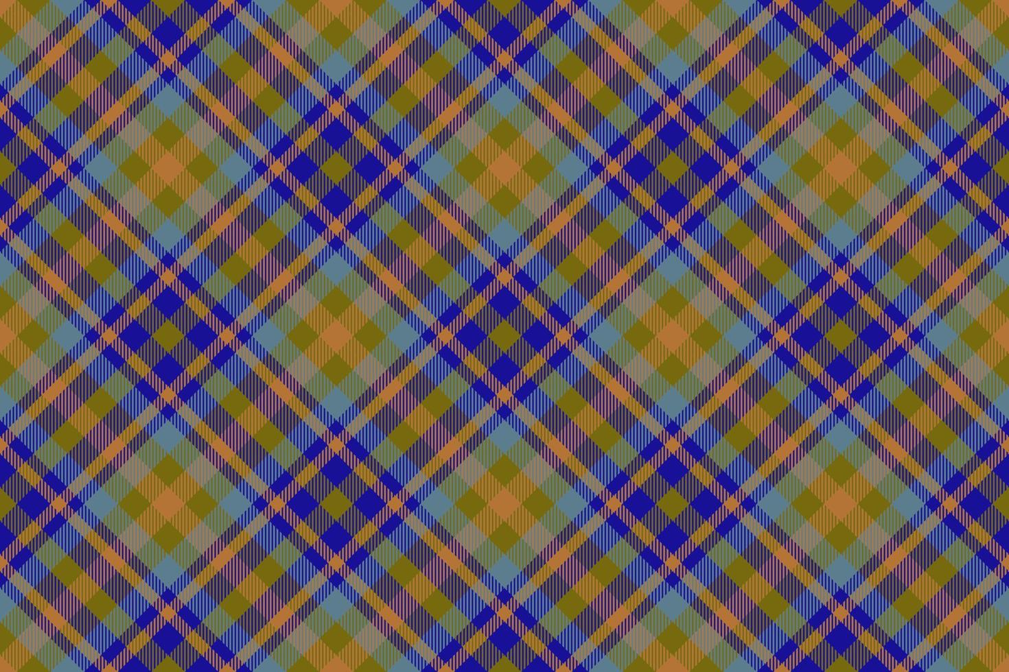 Texture check fabric. Plaid textile pattern. Seamless background tartan vector. vector