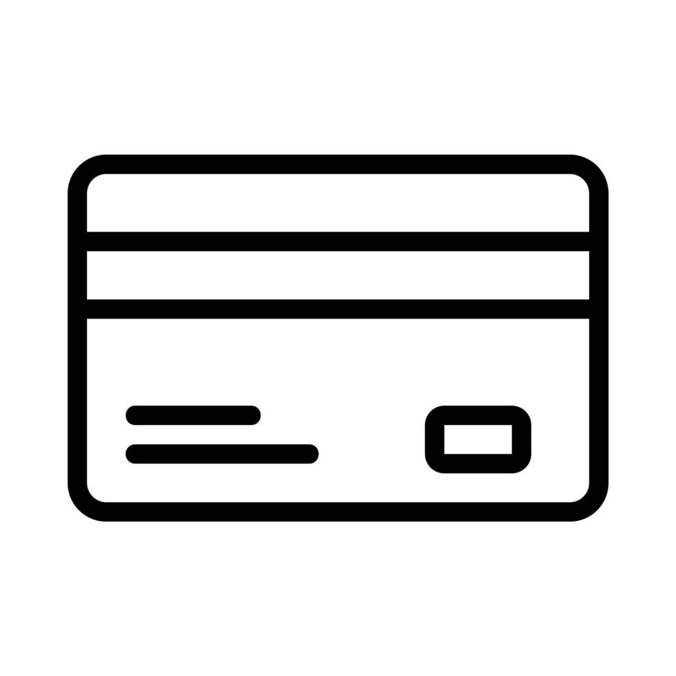 Credit or debit card icon for payment transaction or cash withdrawal at atm machine vector