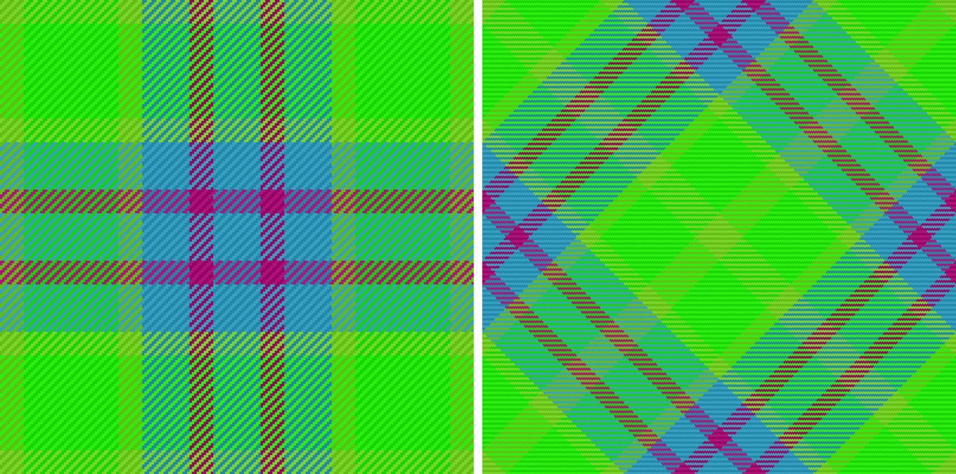 Fabric background vector. Plaid texture seamless. Textile tartan pattern check. vector