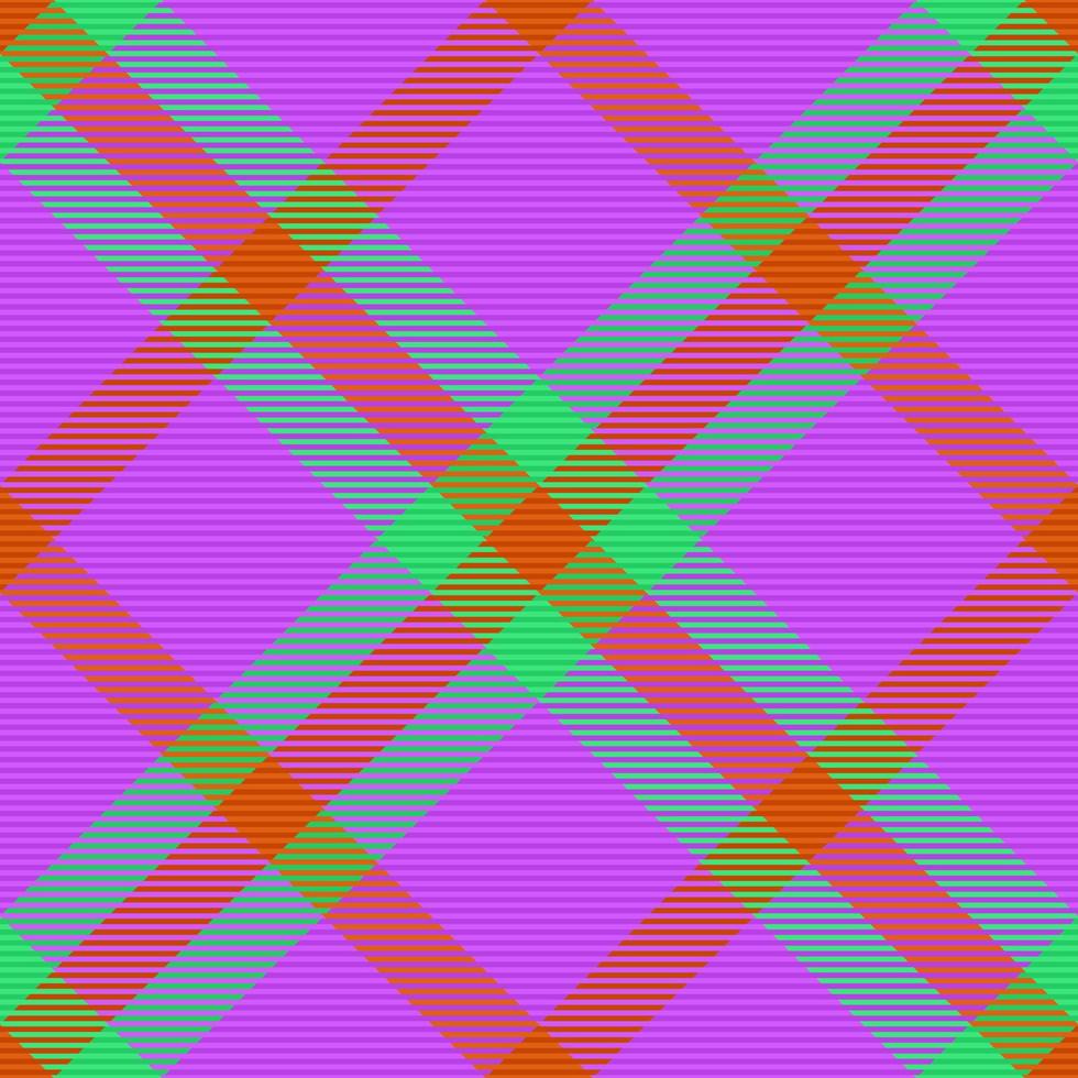 Plaid seamless texture. Pattern textile background. Check tartan vector fabric.