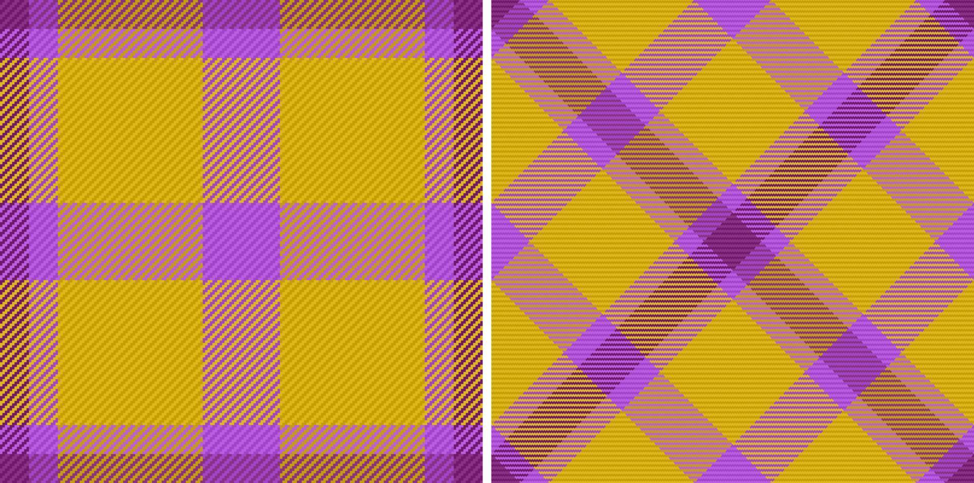Textile pattern tartan. Seamless vector plaid. Check background texture fabric.