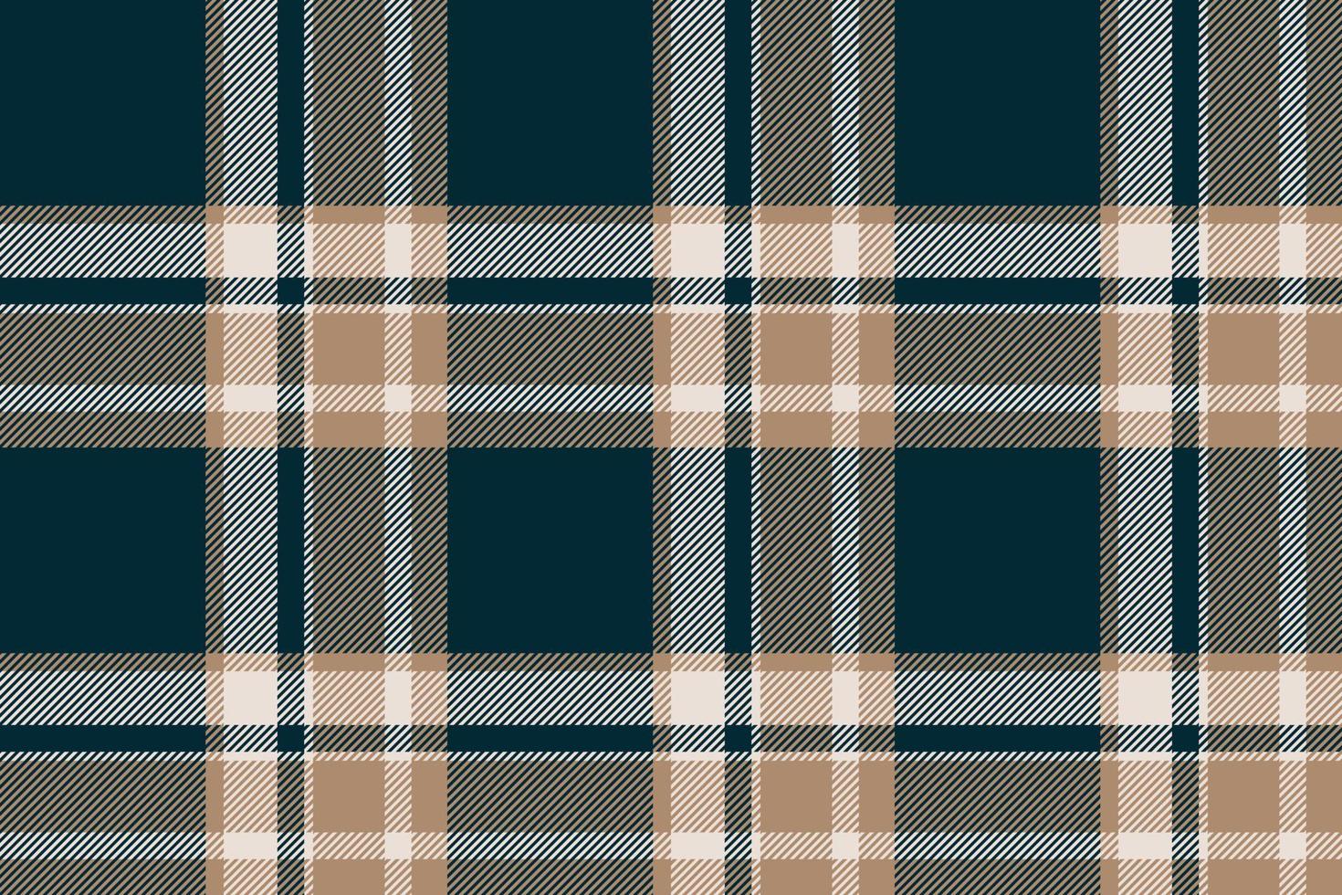 Plaid background, check seamless pattern in blue. Vector fabric texture for textile print, wrapping paper, gift card or wallpaper.