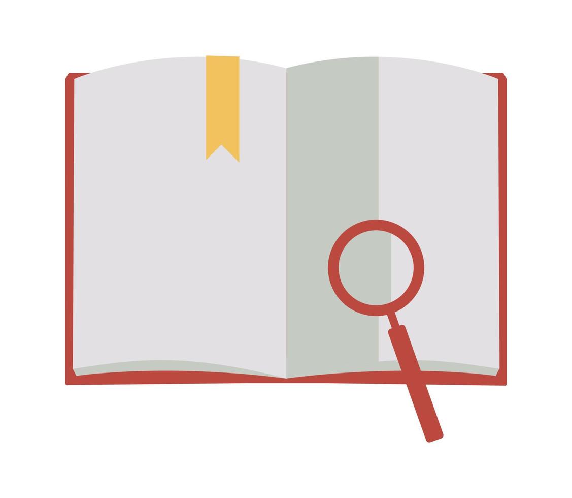 Vector illustration of book