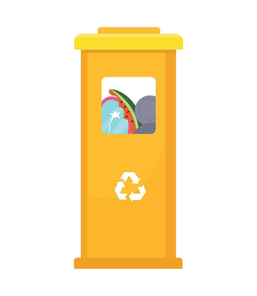 Vector illustration of Trash Bin