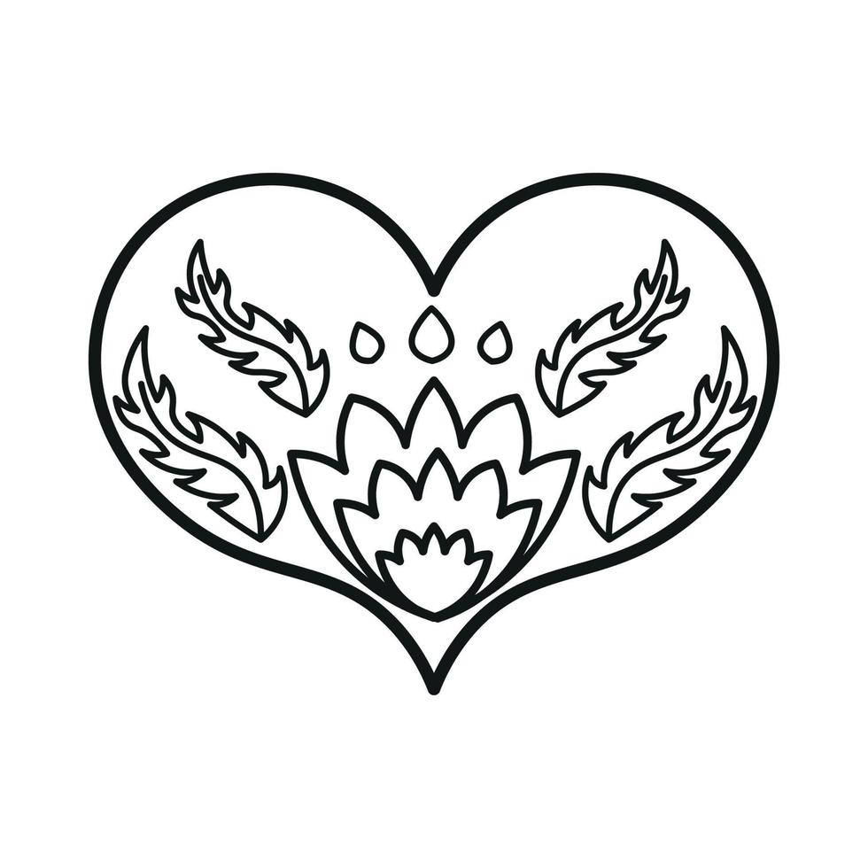 Vector illustration of heart