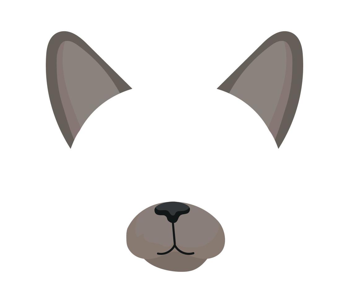 Vector illustration of Cat Mask