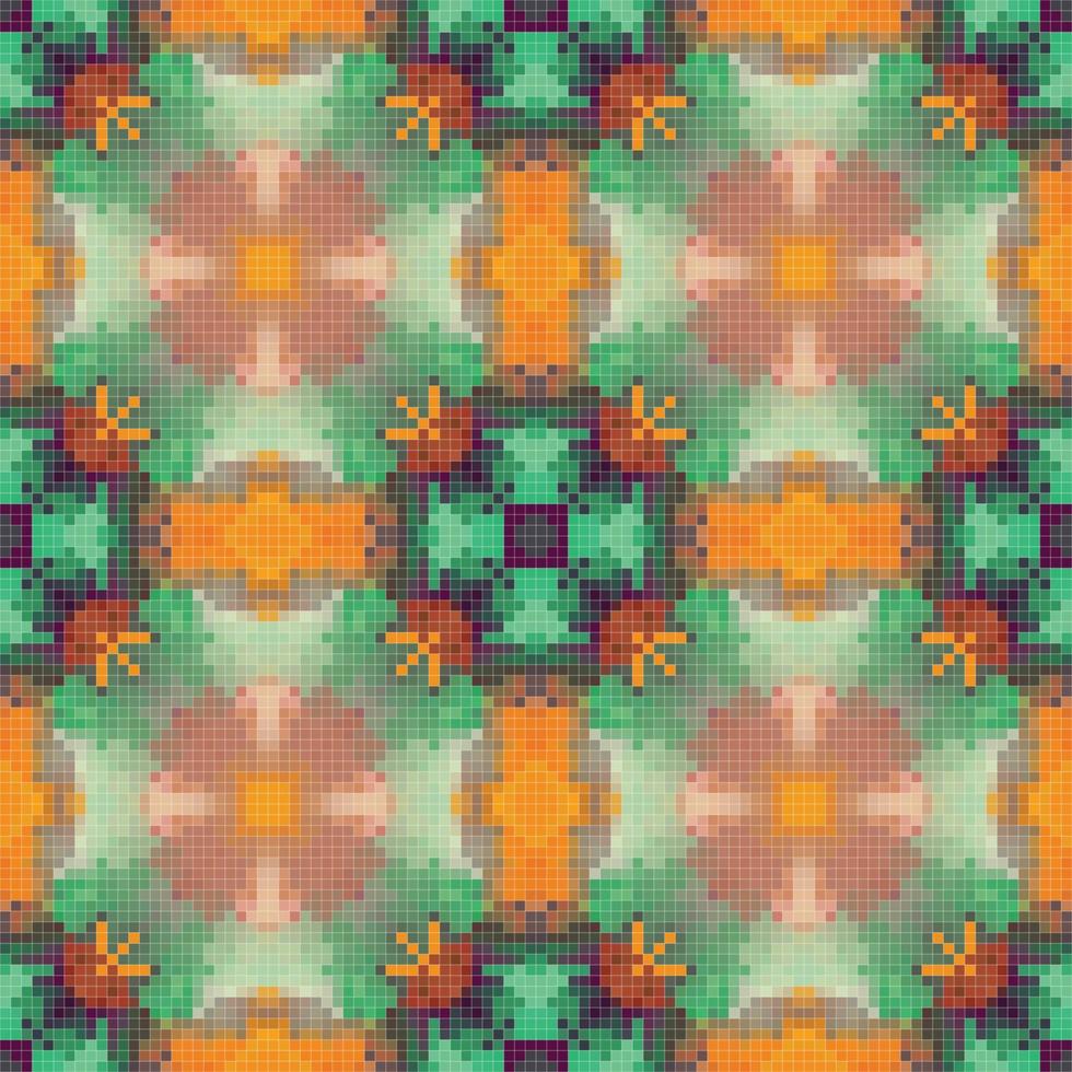 diseño de patrón sin costuras de mosaico geométrico, diseño textil repetido, diseño de superficie. vector