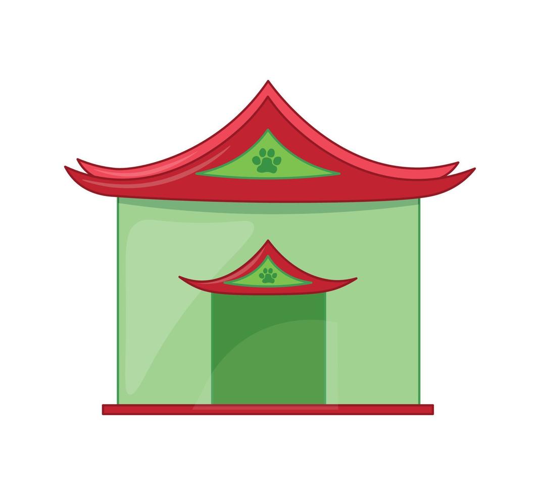 Vector illustration of animal house dog