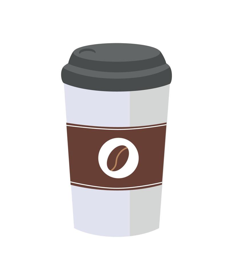 Vector illustration of Disposable Coffee Cup