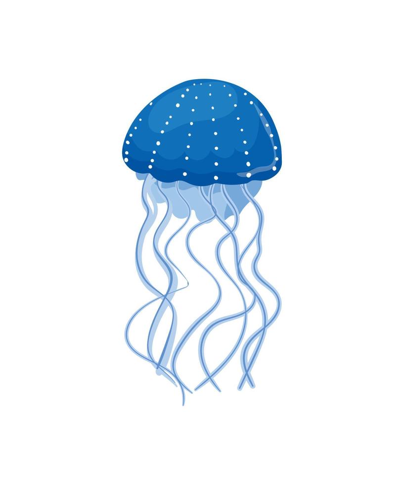 ilustración vectorial de medusas vector