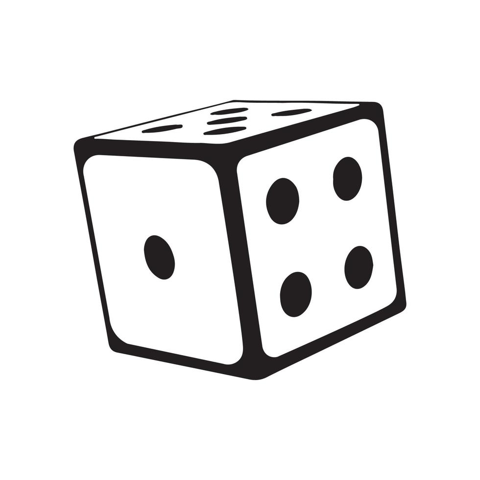 Vector illustrator of Dice