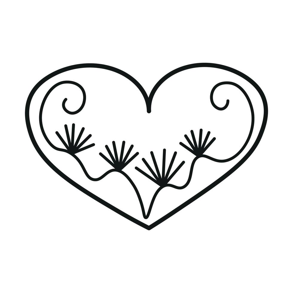 Vector illustration of heart