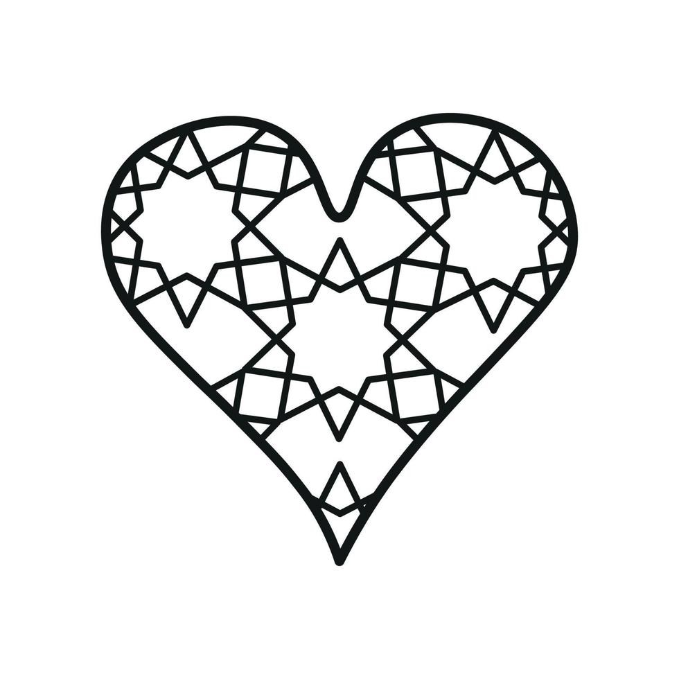 ilustración vectorial de corazón vector
