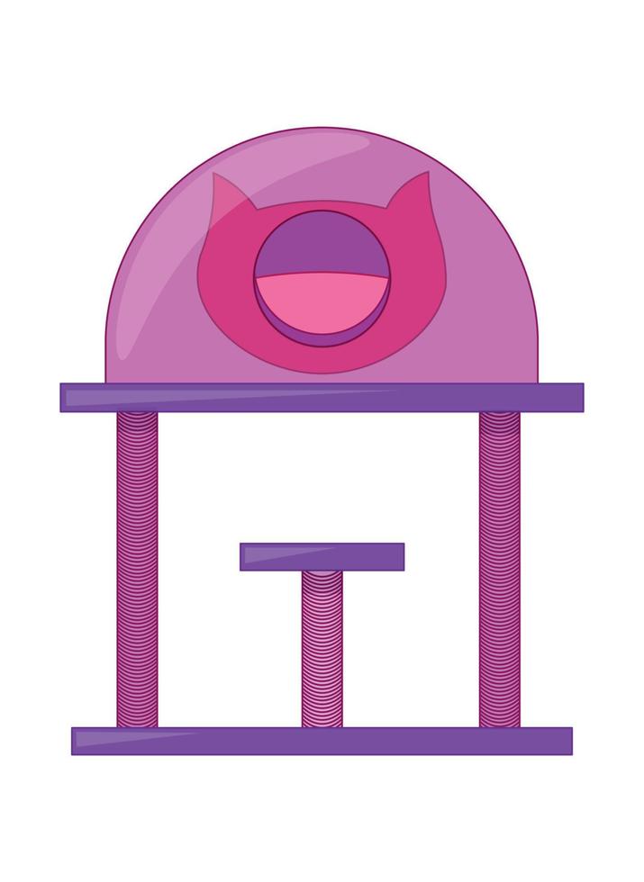 Vector illustration of animal house cat