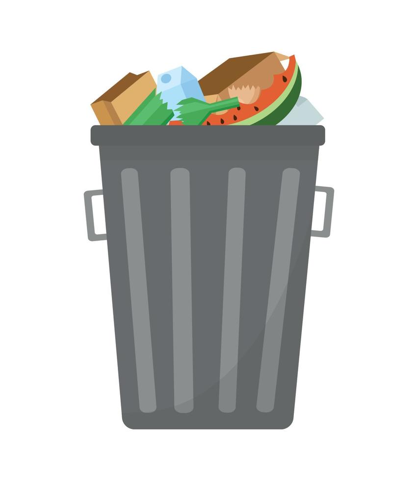 Vector illustration of Trash Bin
