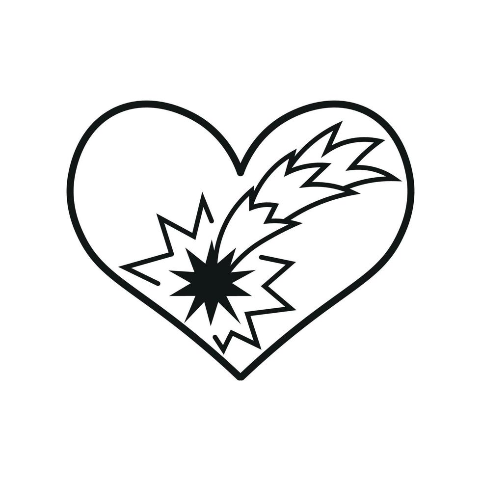 ilustración vectorial de corazón vector