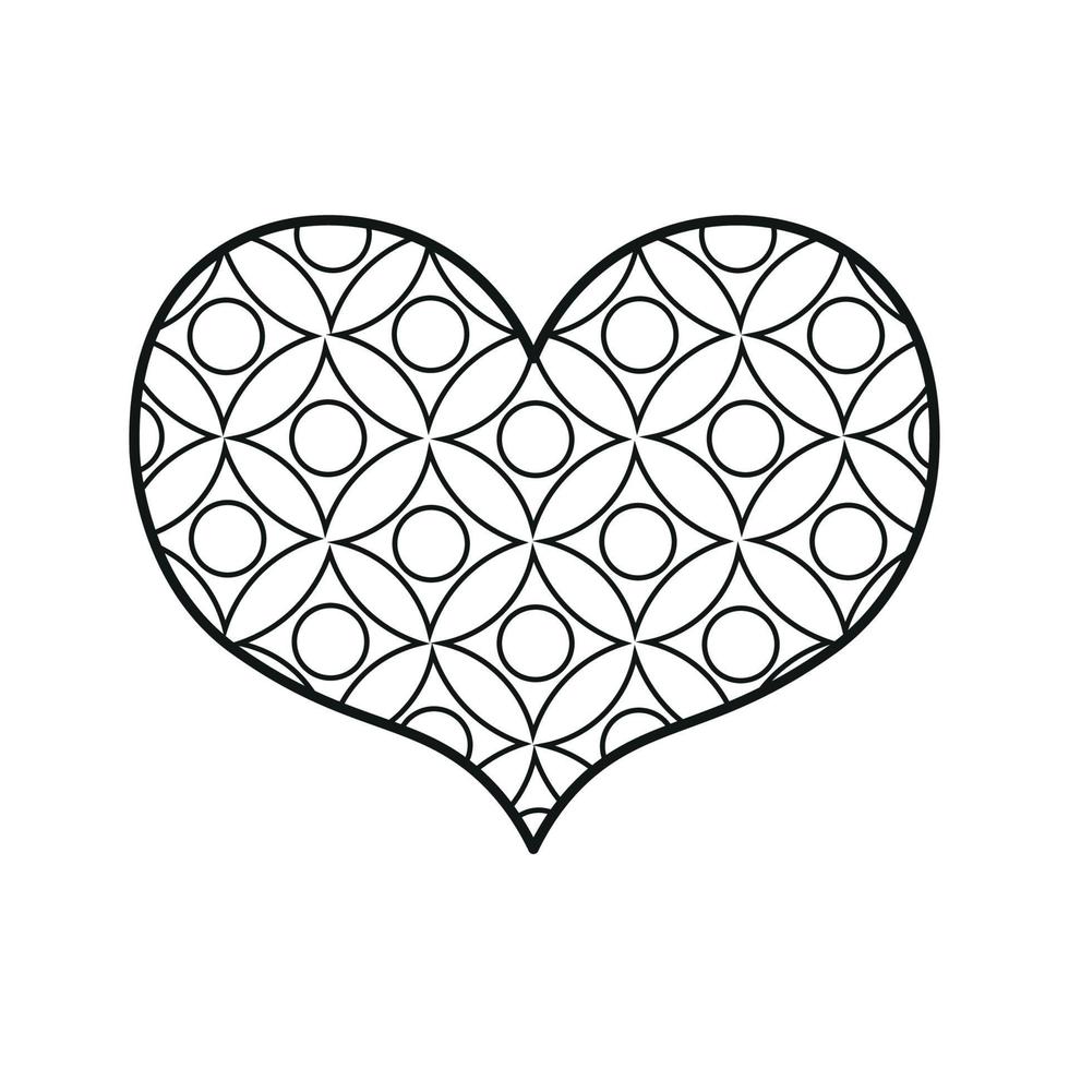 Vector illustration of heart