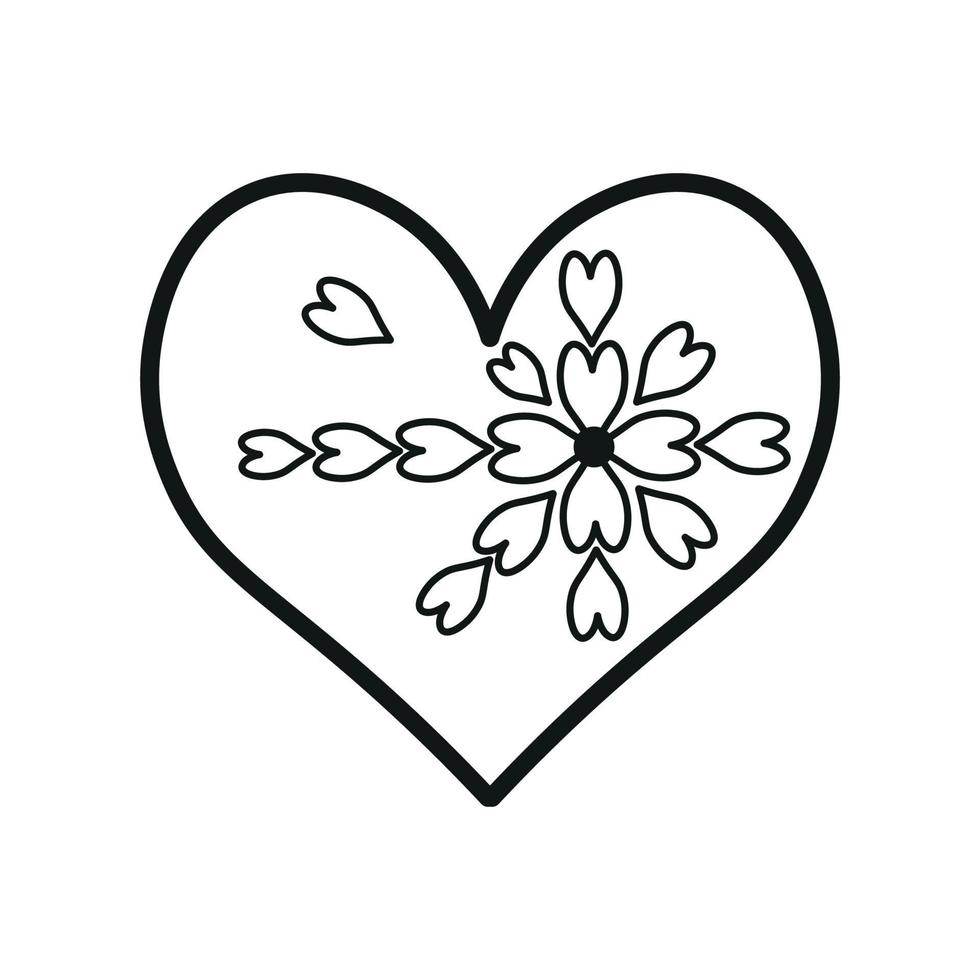 Vector illustration of heart