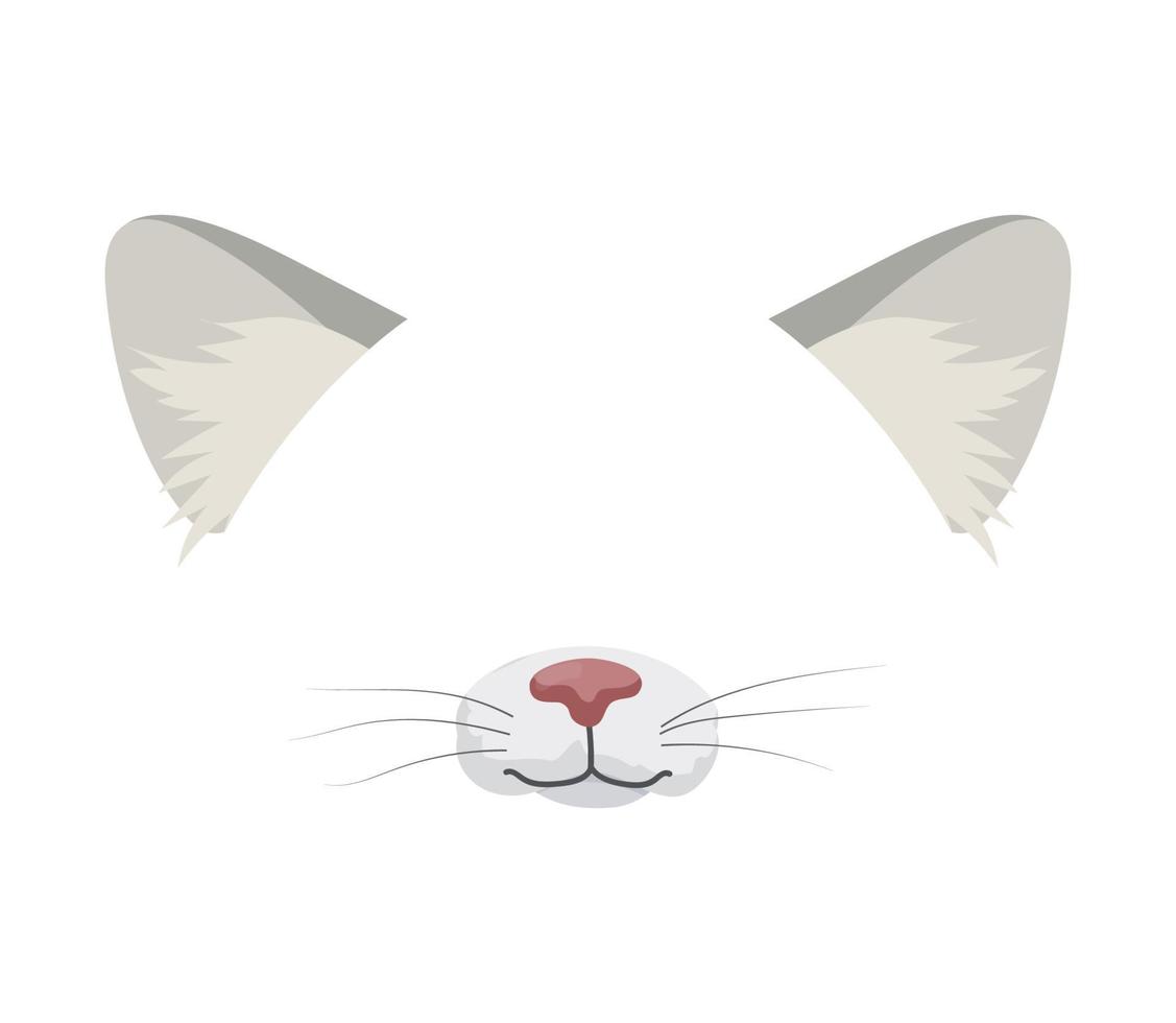 Vector illustration of Cat Mask