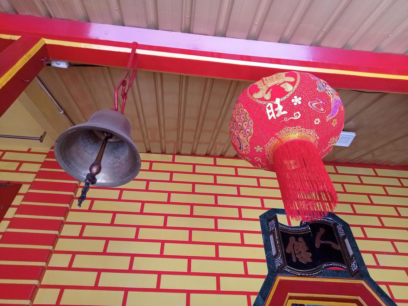 Malang, Indonesia, on January-07-2023. Excitement on Chinese new year eve. Eng An Kiong Temple, a place of worship for three religions, Confucianism, Taoism and Buddhism. photo