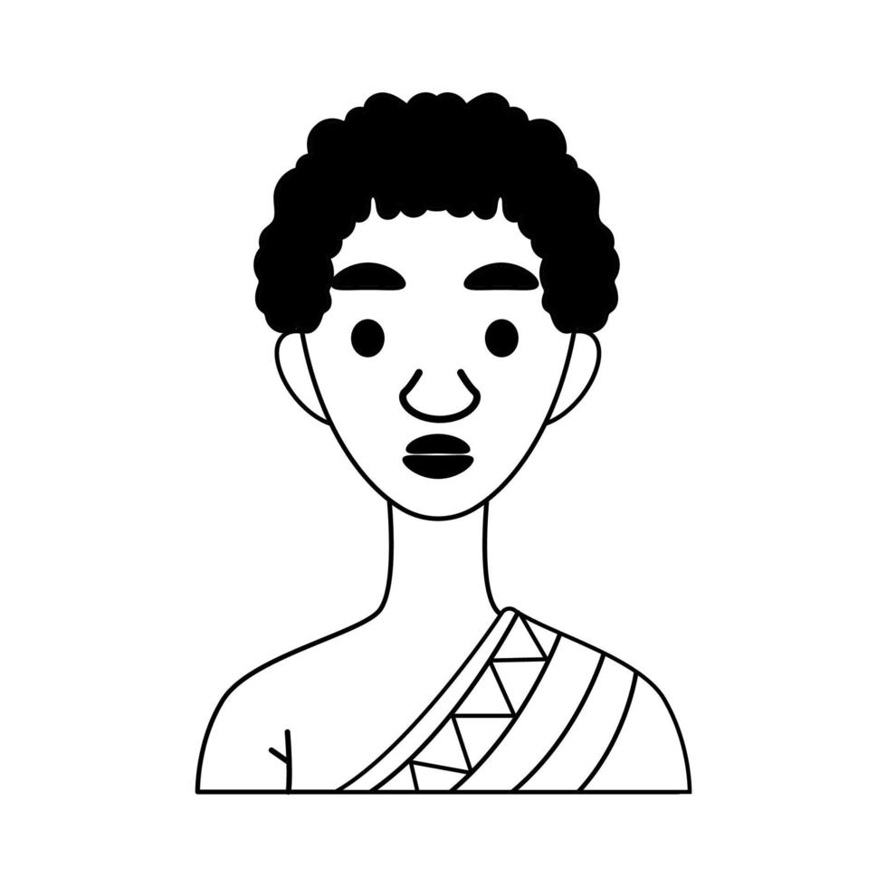 Vector illustration of Avatar man