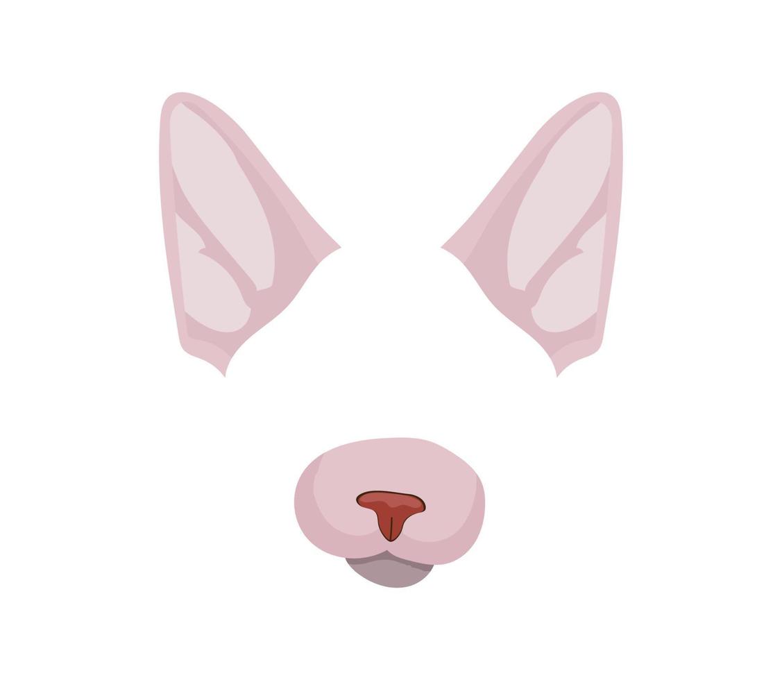 Vector illustration of Cat Mask