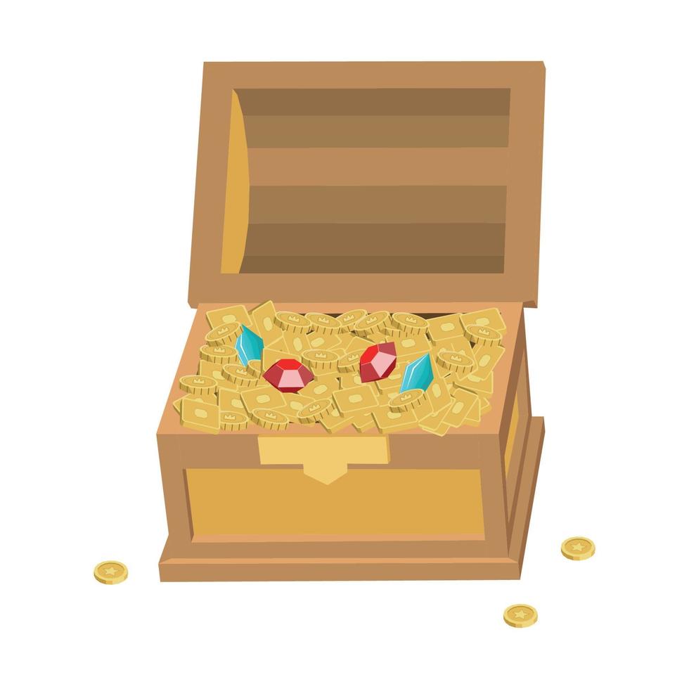 Vector illustration of Treasure Chest