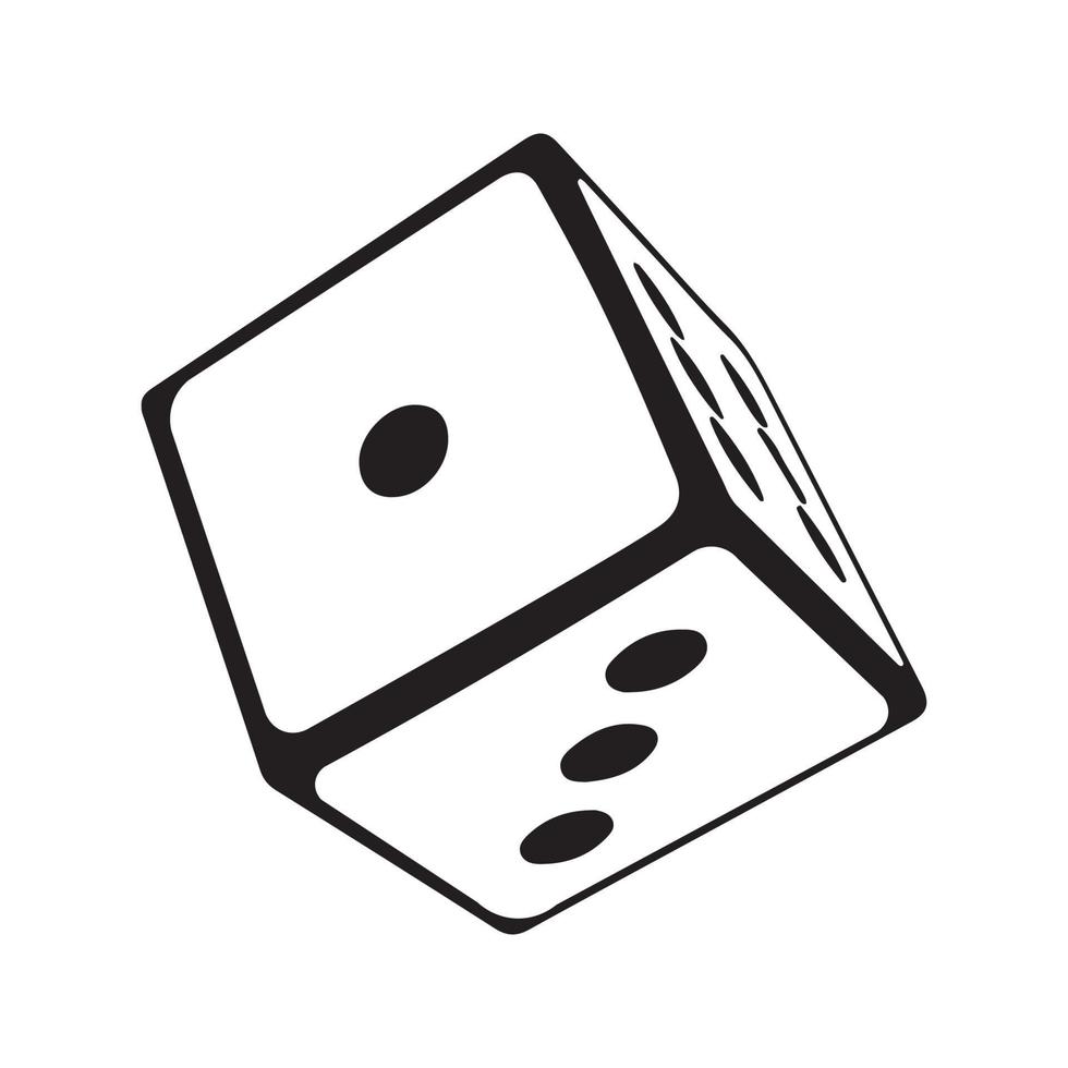 Vector illustrator of Dice