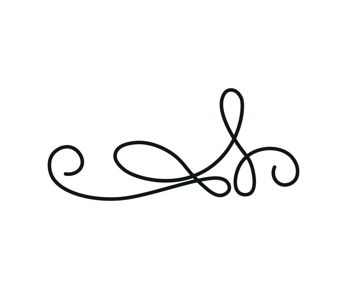 Vector illustration of Linear Squiggle