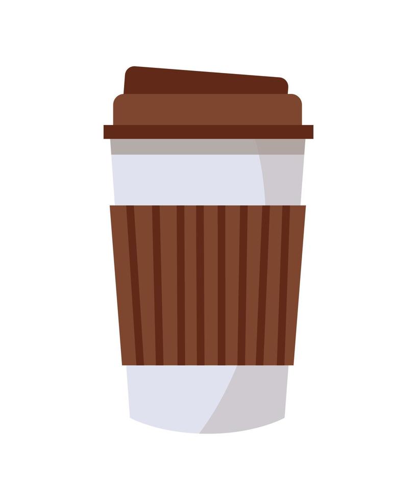 Vector illustration of Disposable Coffee Cup