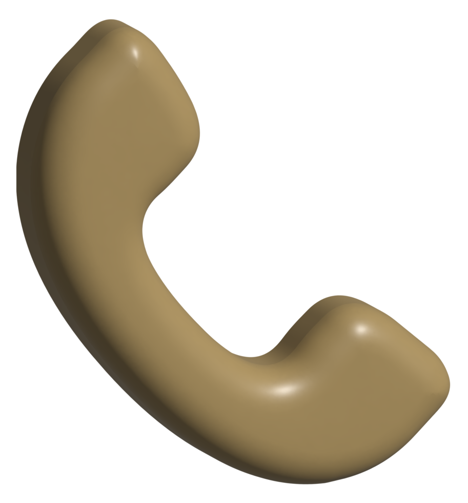 3d icon of call png