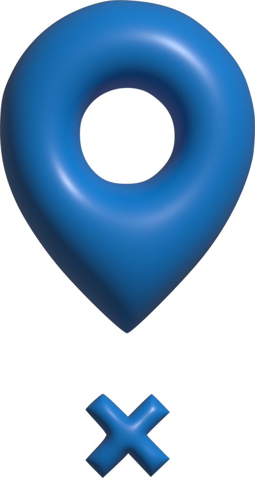 pin location icon 3d png