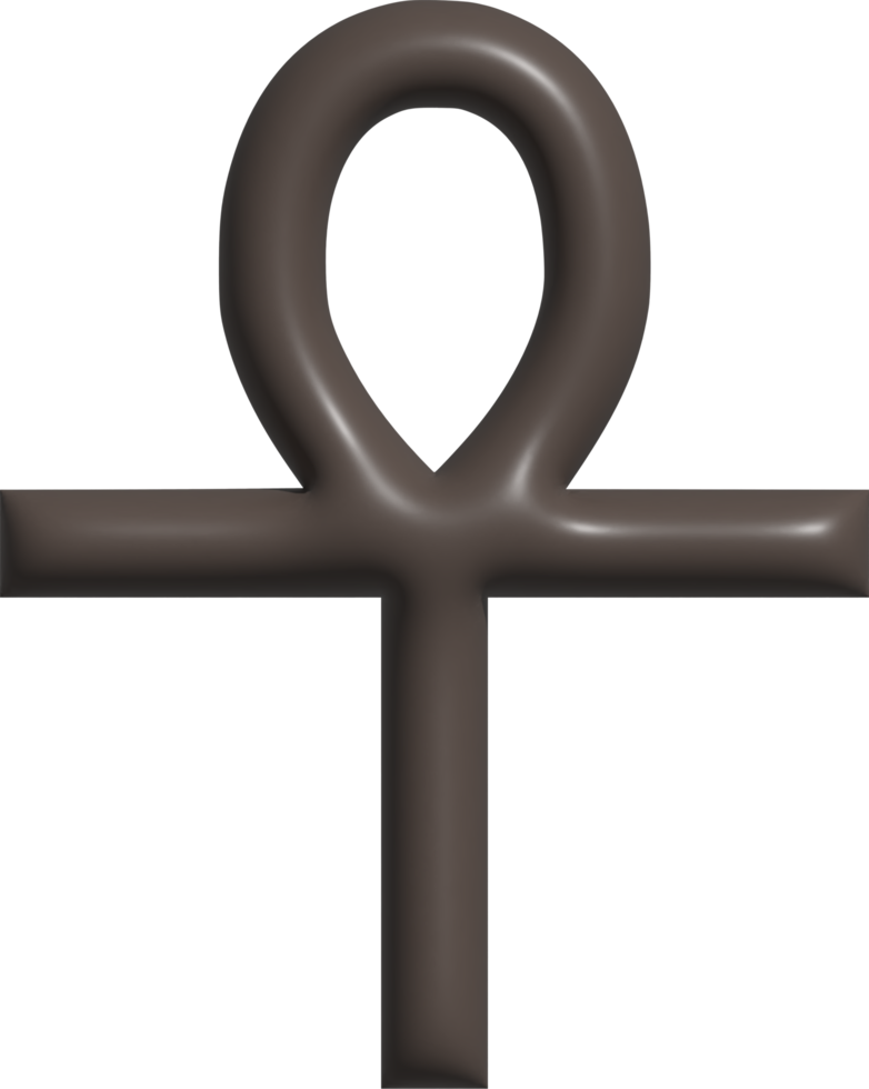 3d icoon van ankh symbool png