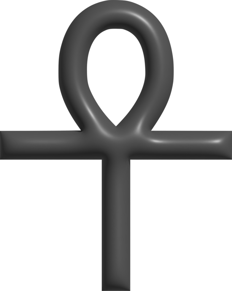 3d icoon van ankh symbool png