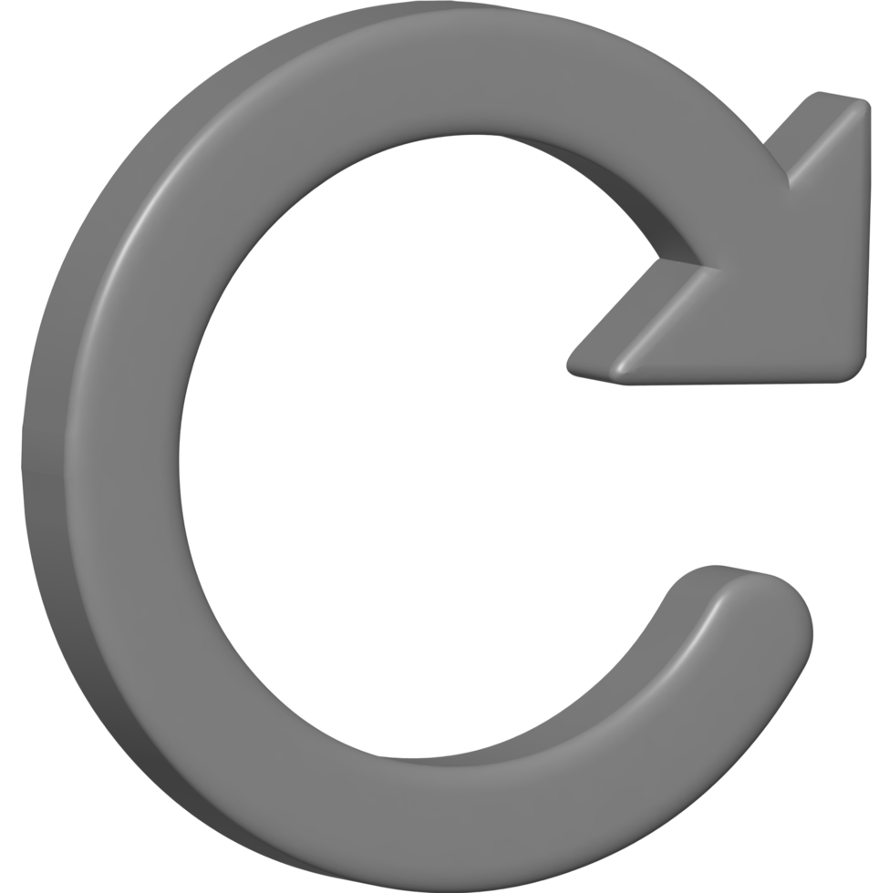 3D-Symbol zum Neuladen png