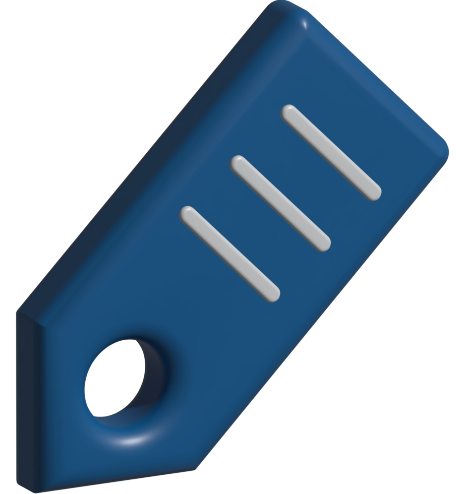 3d icon of tag price png
