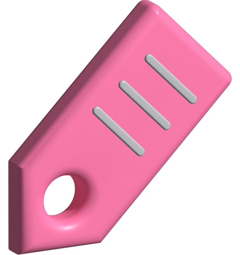 3d icono de precio de etiqueta png