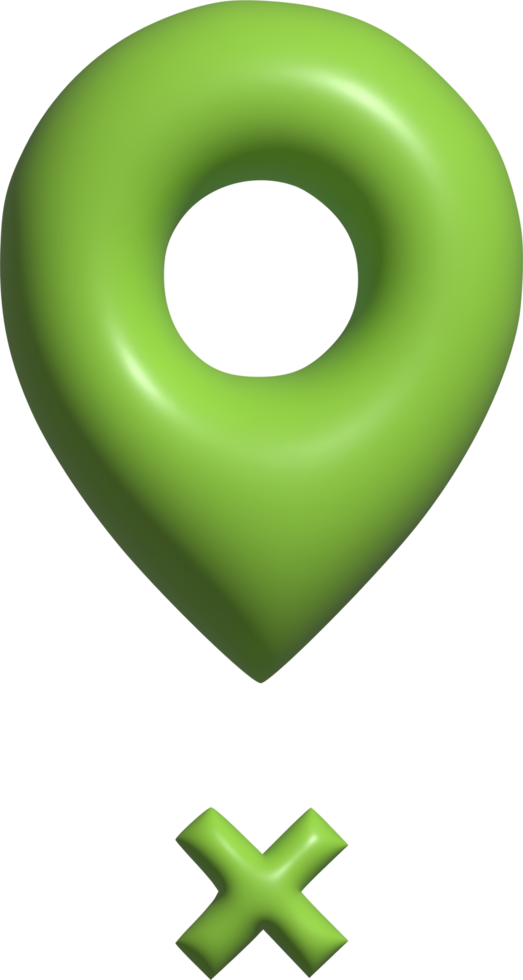 pin location icon 3d png