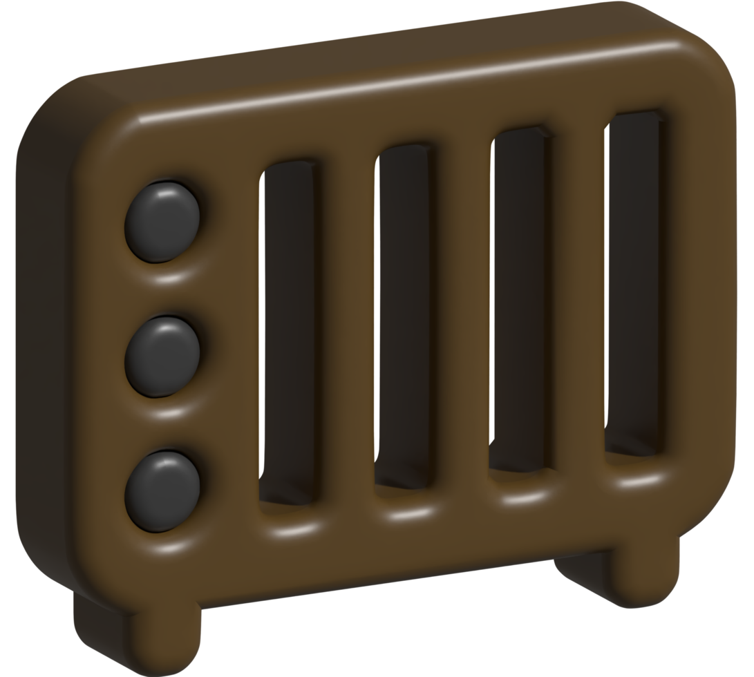 3d icoon van radiator png