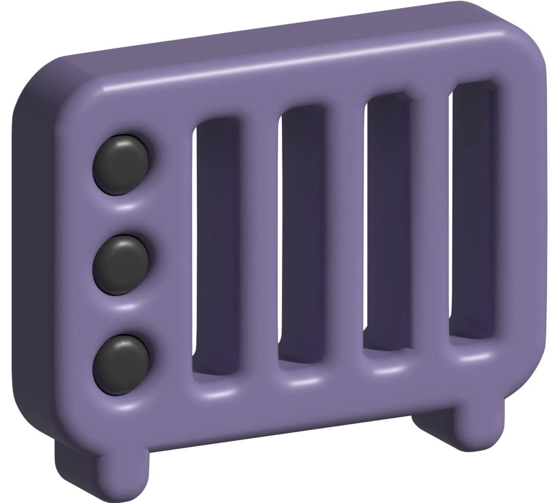 3d icon of radiator png