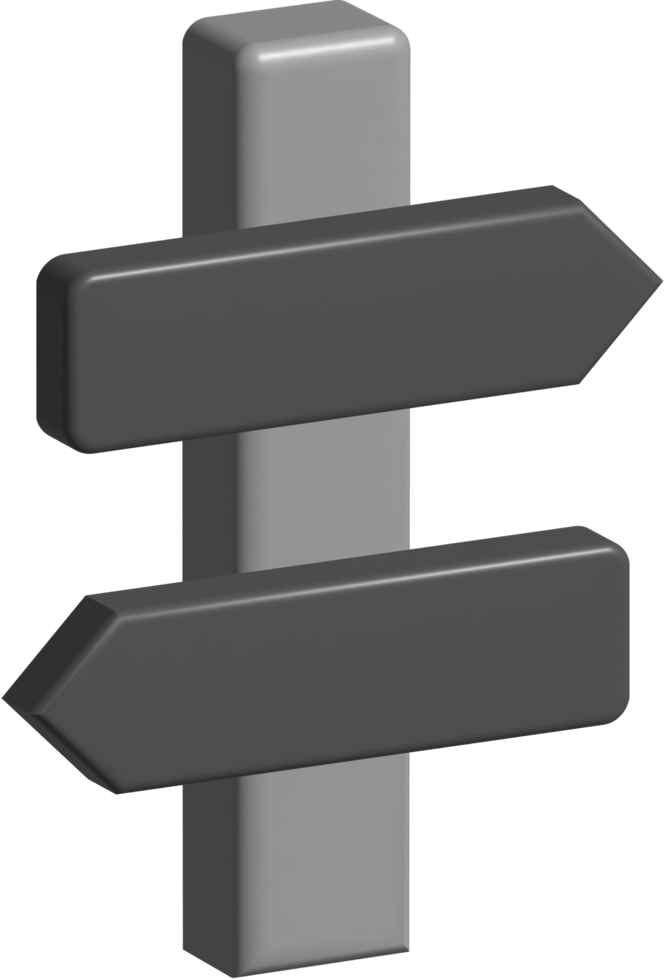 3d icon of road sign png