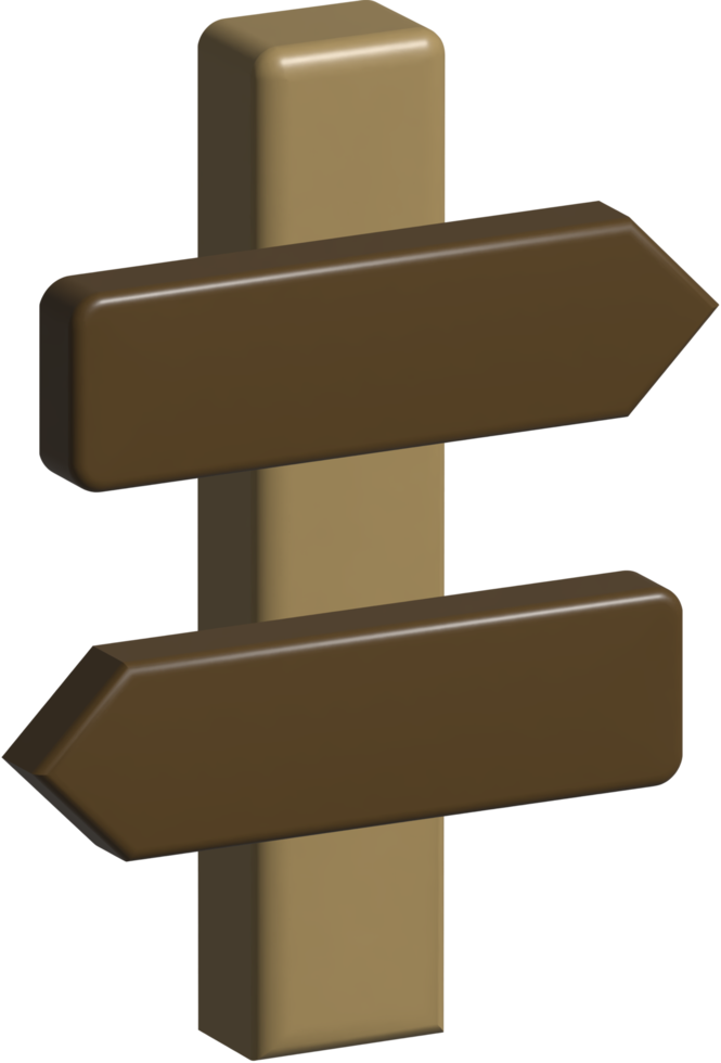 3D-Symbol des Straßenschilds png