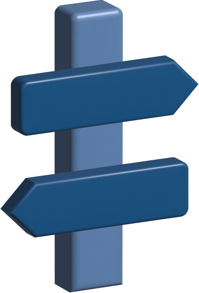 3D-Symbol des Straßenschilds png