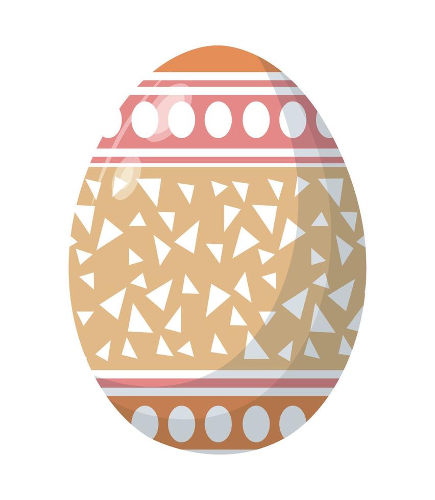 ilustración vectorial del huevo de Pascua vector