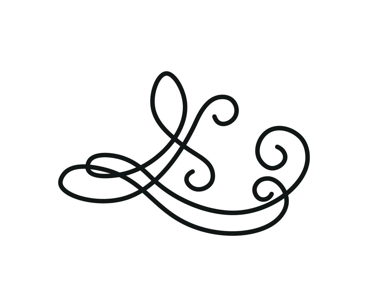 Vector illustration of Linear Squiggle