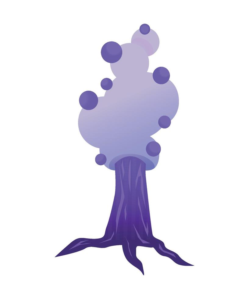 Vector illustration of Fantasy Tree